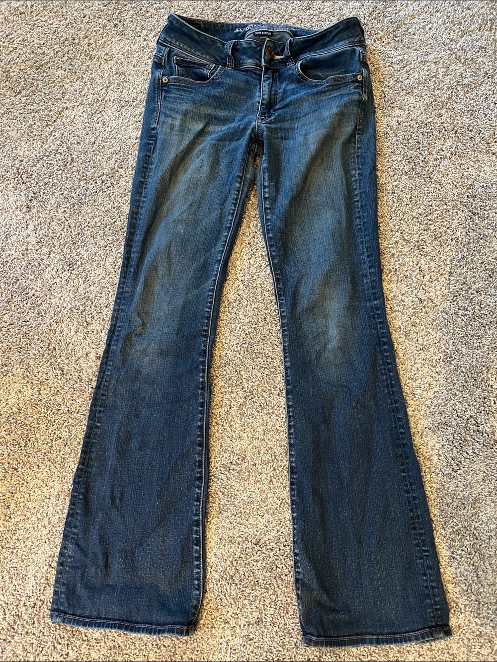 American Eagle Outfitters Dark Blue Flare Jeans